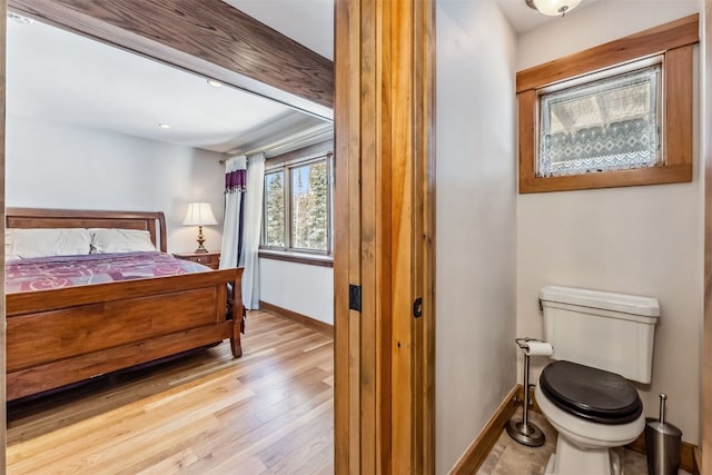 252 Lake View Dr, Silverthorne, CO 80498 - bedroom with baseboards and wood finished floors