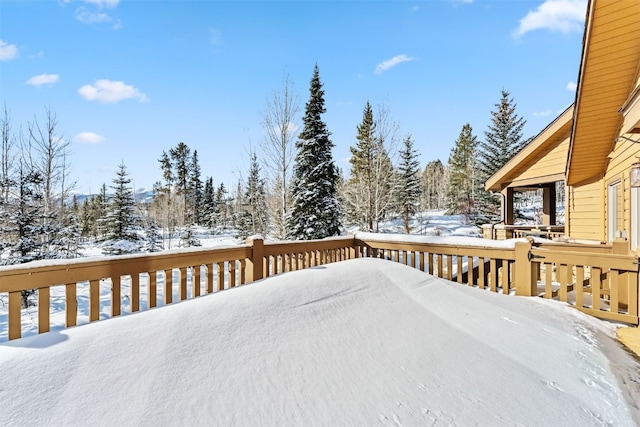 252 Lake View Dr, Silverthorne, CO 80498 - view of snow covered deck