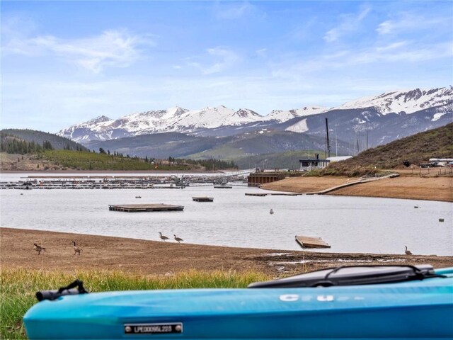 414 Tenderfoot St Unit 1, Dillon, CO 80435 - mountain view with a large body of water