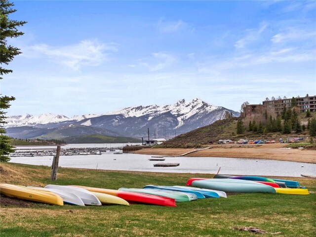 414 Tenderfoot St Unit 1, Dillon, CO 80435 - mountain view featuring a large body of water