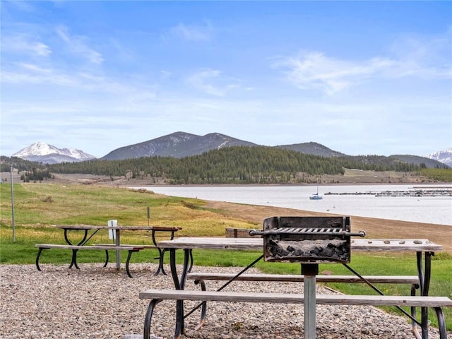 414 Tenderfoot St Unit 1, Dillon, CO 80435 - mountain view featuring a nearby body of water