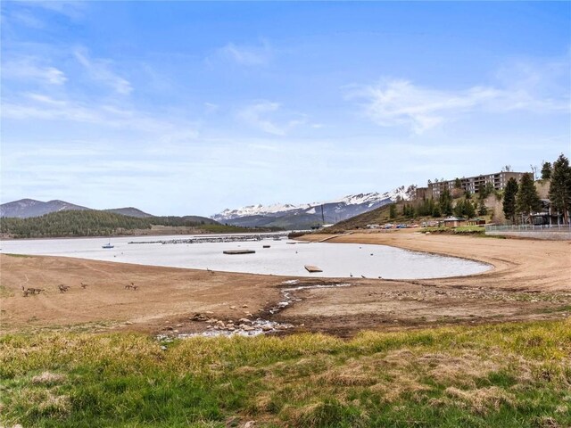414 Tenderfoot St Unit 1, Dillon, CO 80435 - water view featuring mountains