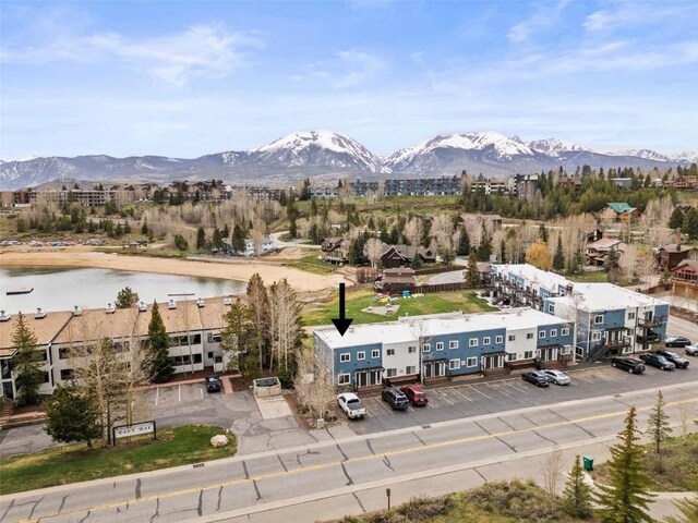 414 Tenderfoot St Unit 1, Dillon, CO 80435 - aerial view of a water and mountain view