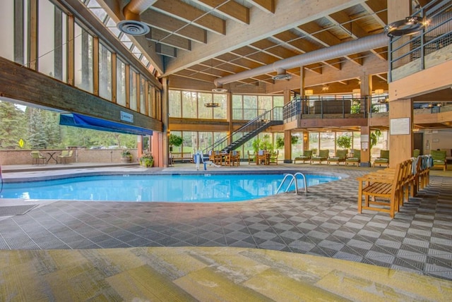 611 Village Rd Unit 21170, Breckenridge, CO 80424 - pool with a patio area and stairs