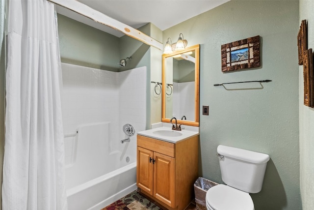 22714 US Highway 6 Unit 5977, Keystone, CO 80435 - bathroom featuring toilet, vanity, and shower / tub combo