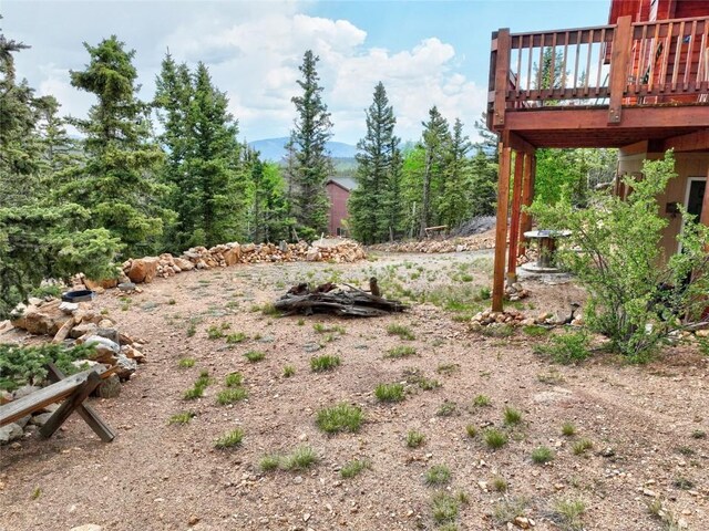 672 Wampum Ln, Como, CO 80432 - snowy aerial view featuring a wooded view