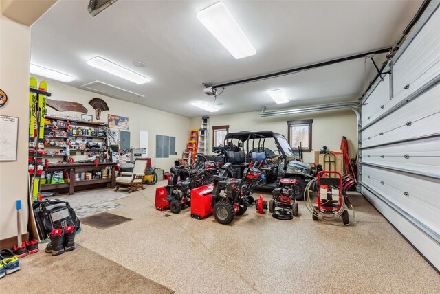 152 County Road 1040, Frisco, CO 80443 - garage featuring electric panel and a garage door opener