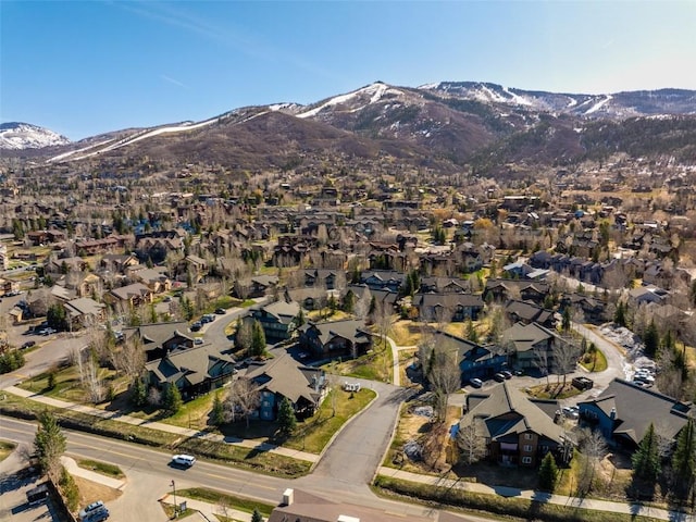 3303 Covey Cir Unit 804, Steamboat Springs, CO 80487 - aerial view with a mountain view and a residential view