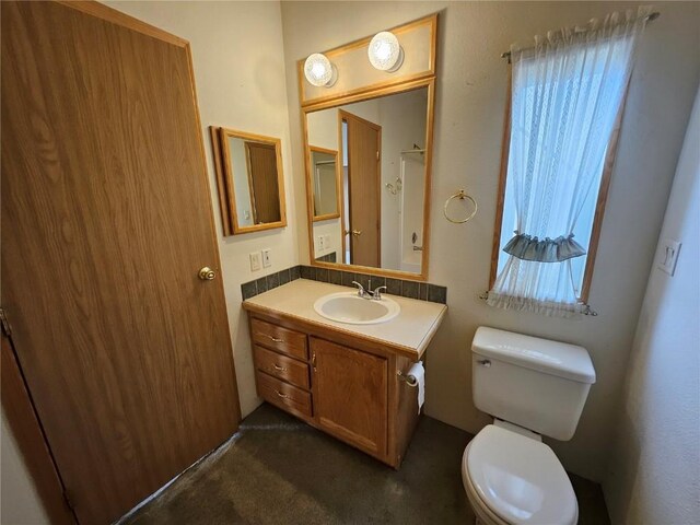 631 Arrowhead Dr, Como, CO 80456 - bathroom with toilet and vanity