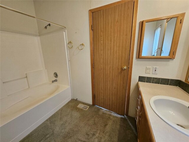 631 Arrowhead Dr, Como, CO 80456 - bathroom with vanity and shower / washtub combination