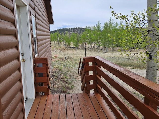 631 Arrowhead Dr, Como, CO 80456 - view of wooden deck