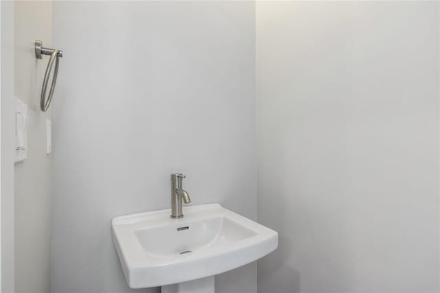 bathroom with a sink