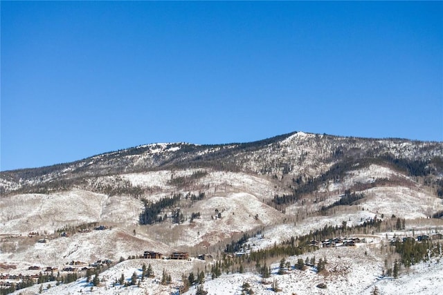 view of mountain feature