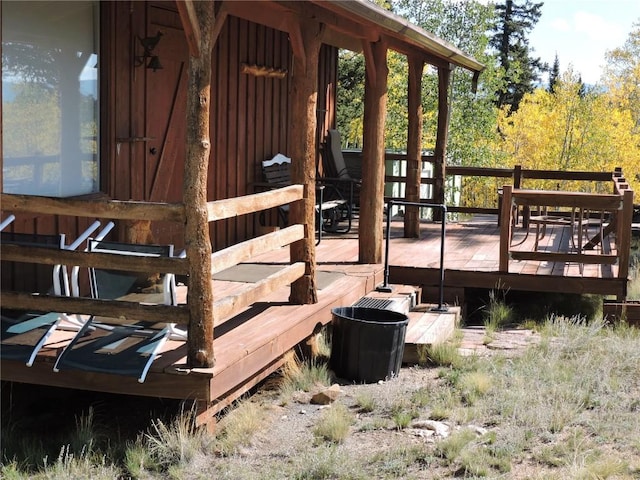 view of deck