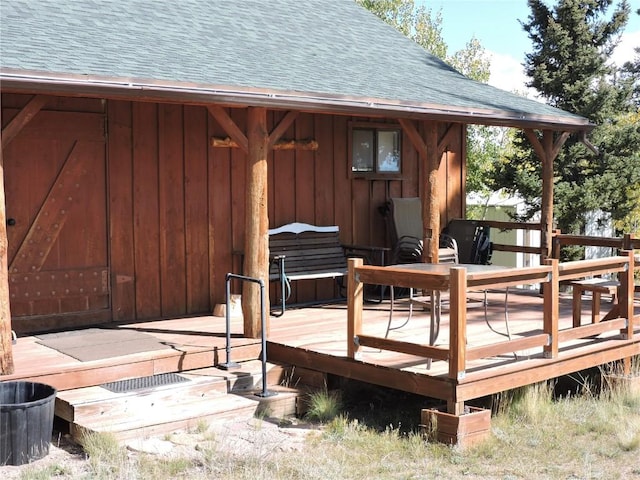 view of deck