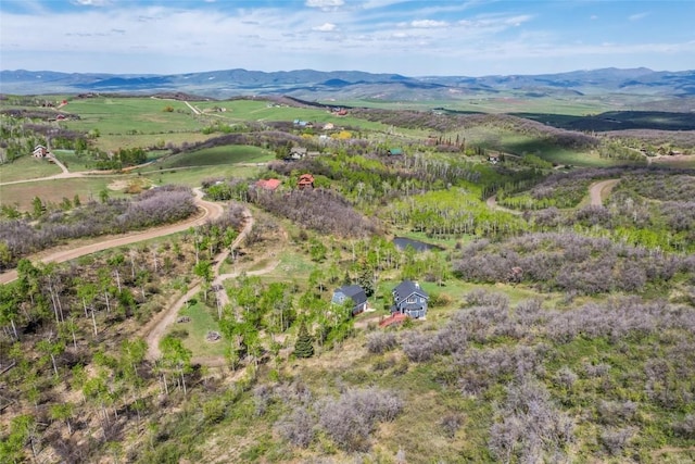 27145 Whitewood Dr E, Steamboat Springs, CO 80487 - overview of rural landscape featuring a mountainous background