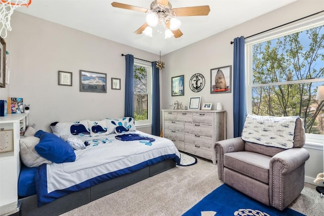 30600 Ormega Way, Oak Creek, CO 80467 - carpeted bedroom featuring ceiling fan