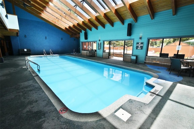 view of pool