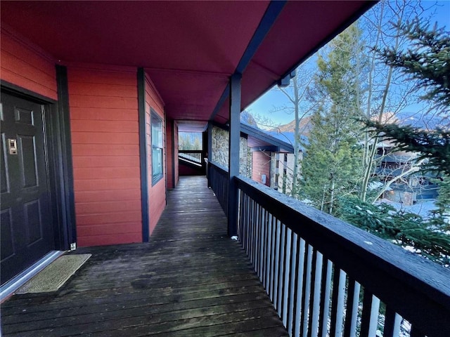 view of deck