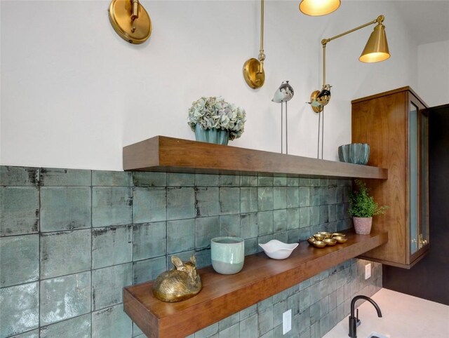 304 Raven Golf Ln, Silverthorne, CO 80498 - kitchen view of decorative backsplash and a sink