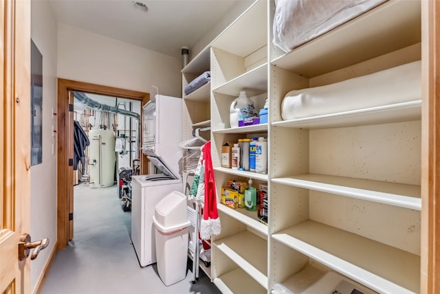 731 Lakeview Cir, Silverthorne, CO 80498 - storage featuring water heater and washing machine and dryer