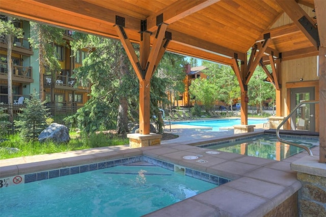720 Columbine Rd Unit 104, Breckenridge, CO 80424 - community pool featuring a hot tub