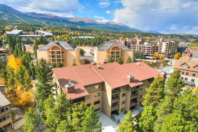720 Columbine Rd Unit 104, Breckenridge, CO 80424 - drone / aerial view of a mountain backdrop