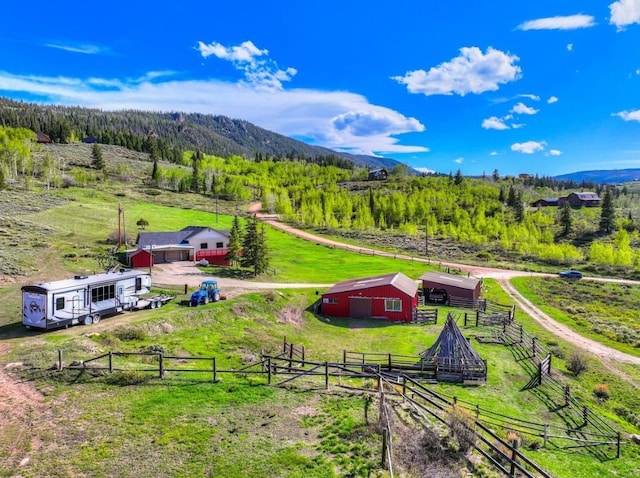 420 County Rd 130, Kremmling, CO 80459 - aerial view of sparsely populated area with mountains and a forest