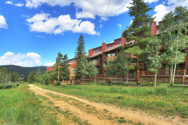 840 Four Oclock Rd Unit A1D, Breckenridge, CO 80424 - view of yard with a mountain view