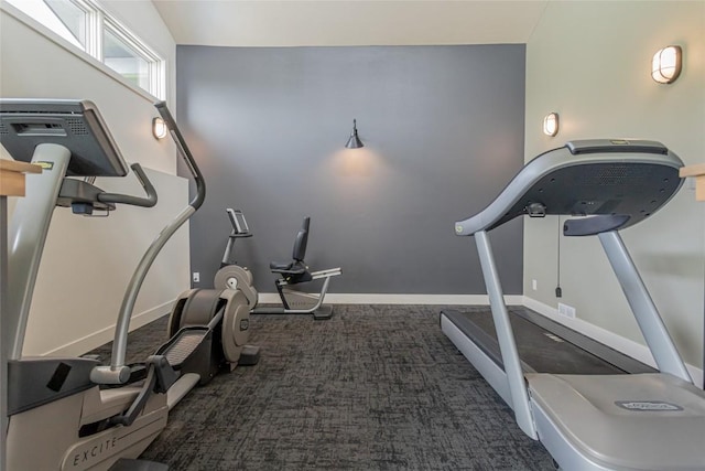 1920 Ski Time Square Dr Unit 315, Steamboat Springs, CO 80487 - workout area featuring carpet flooring and baseboards