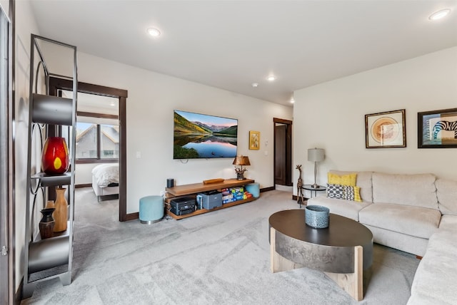 14 E Baron Way, Silverthorne, CO 80498 - carpeted living area with recessed lighting and baseboards
