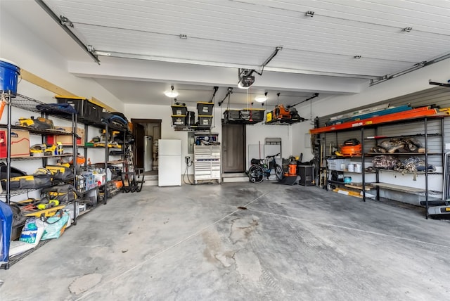 14 E Baron Way, Silverthorne, CO 80498 - garage with freestanding refrigerator and gas water heater
