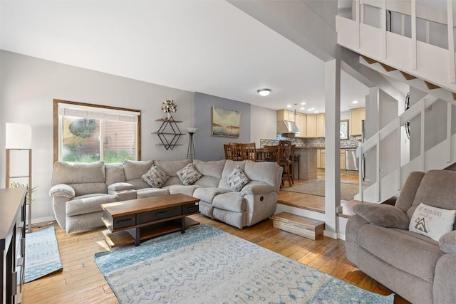 329 N Chipmunk Cir, Silverthorne, CO 80498 - living room with light wood-type flooring
