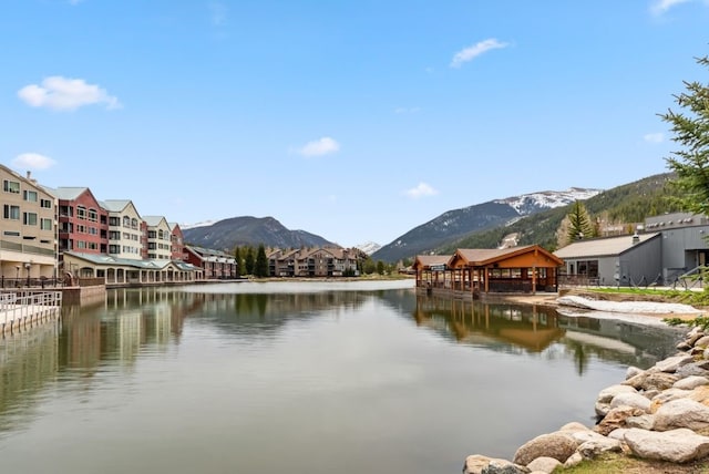 175 Argentine Ct Unit 1513, Keystone, CO 80435 - water view with a mountain backdrop