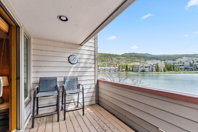 175 Argentine Ct Unit 1513, Keystone, CO 80435 - balcony featuring a water and mountain view