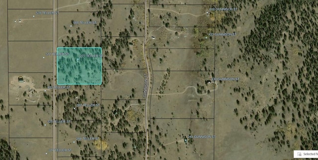 490 Teller St, Lake George, CO 80827 - map / location with property parcel outlined
