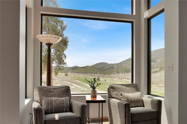 203 Gentian Rd, Keystone, CO 80435 - living area with a mountain view