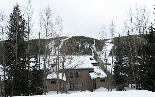 view of mountain feature
