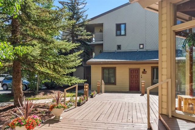4612 Ryan Gulch Rd Unit 4612, Silverthorne, CO 80498 - view of wooden terrace