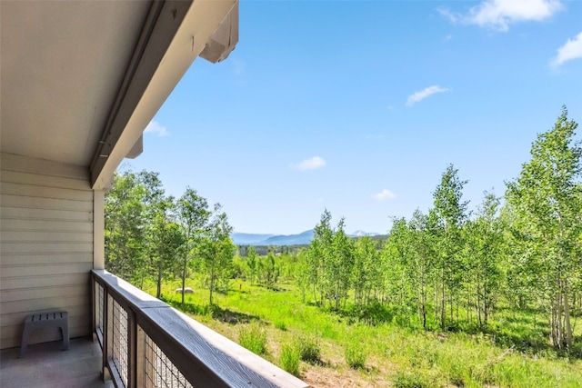 4612 Ryan Gulch Rd Unit 4612, Silverthorne, CO 80498 - balcony featuring a mountain view and a forest view