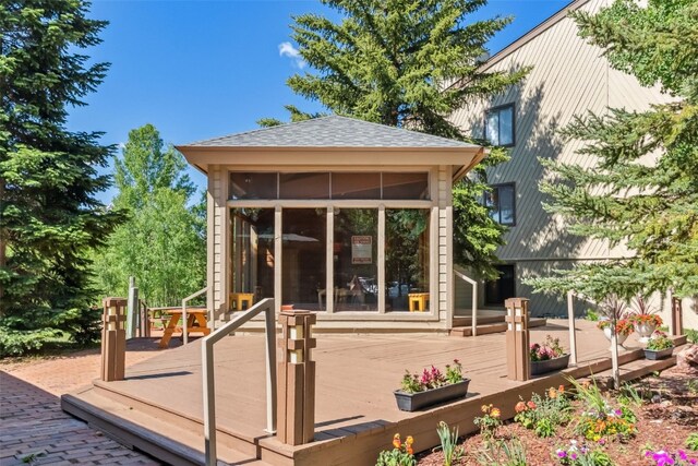 4612 Ryan Gulch Rd Unit 4612, Silverthorne, CO 80498 - view of wooden terrace