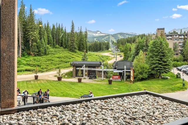 631 Village Rd Unit 34330, Breckenridge, CO 80424 - view of green lawn with a mountain view