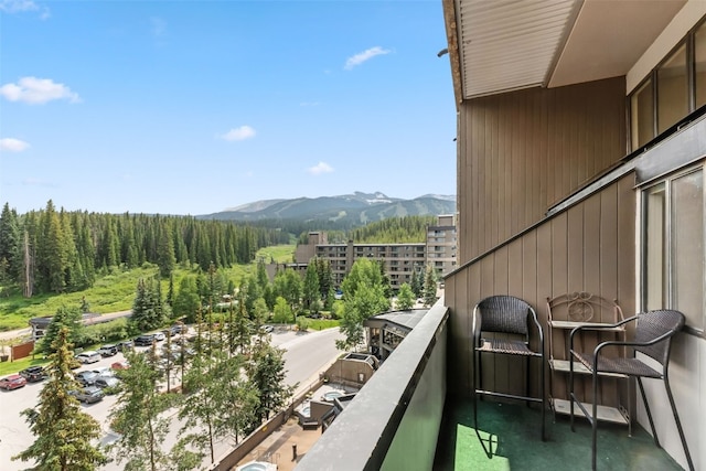 631 Village Rd Unit 34330, Breckenridge, CO 80424 - balcony with a mountain view and a view of trees