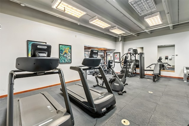 631 Village Rd Unit 34330, Breckenridge, CO 80424 - workout area featuring baseboards