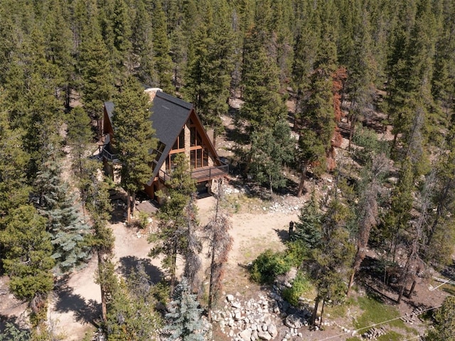 12715 E State Highway 82, Twin Lakes, CO 81251 - view from above of property featuring a heavily wooded area