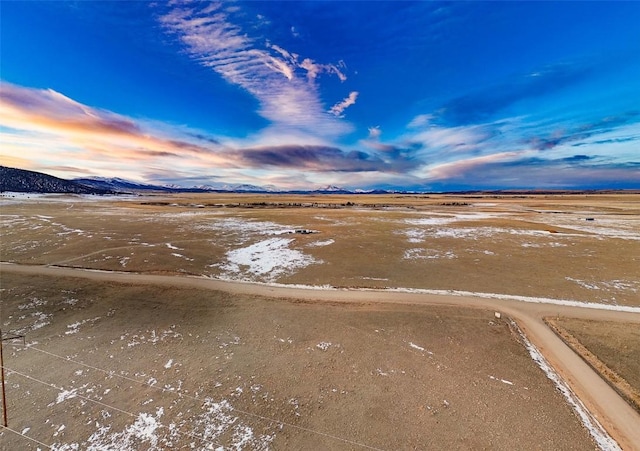 property view of water with a mountain view