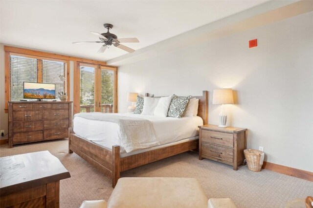 224 Trailhead Dr Unit 3075, Keystone, CO 80435 - living area with carpet flooring, ceiling fan, and a fireplace