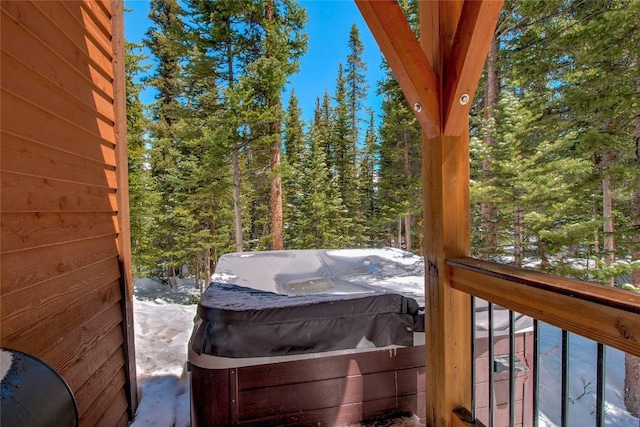 532 Kimmes Ln, Breckenridge, CO 80424 - wooden deck with a view of trees