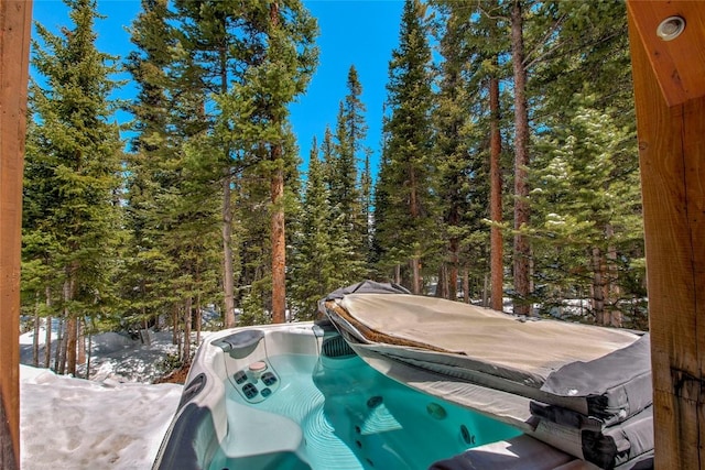 532 Kimmes Ln, Breckenridge, CO 80424 - view of pool featuring a forest view