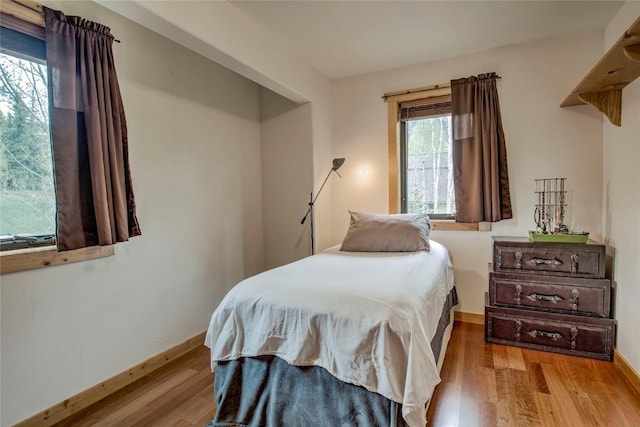 196 Vail Cir, Dillon, CO 80435 - bedroom with light wood-style flooring and baseboards